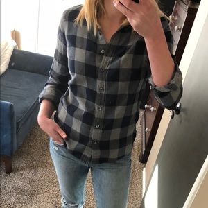 $3 off sale! J Crew Flannel Buffalo Check Shirt